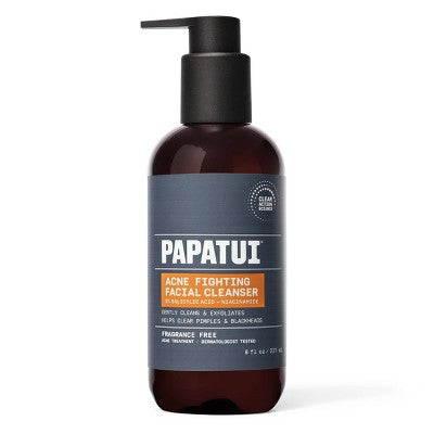 Papatui Acne Salicylic Acid & Niacinamide Daily Use Facial Cleanser - 8oz