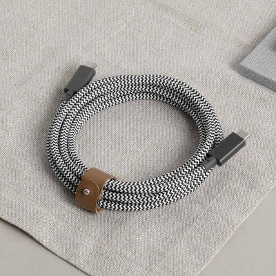 Native Union 8' USB-C 240W Belt Cable - Zebra