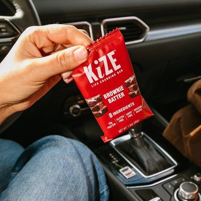 KiZE Brownie Batter Gluten Free Energy Protein Bar - 10g Protein - 8oz/5ct