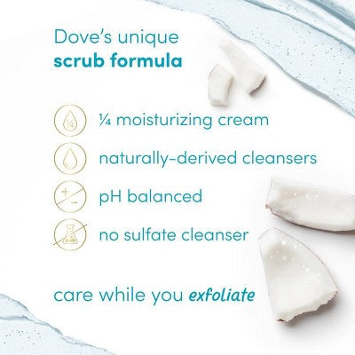 Dove Beauty Scrub - Tropical Coconut & Lime - 15 oz