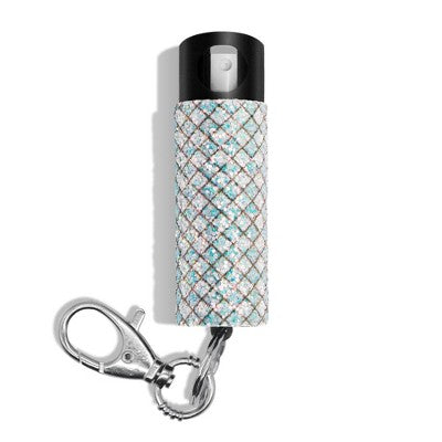 Guard Dog Security Bling It on Pepper Spray 2pk Glow-In-The-Dark 16' Distance Teal and Mermaid: Protection for Women, Camping