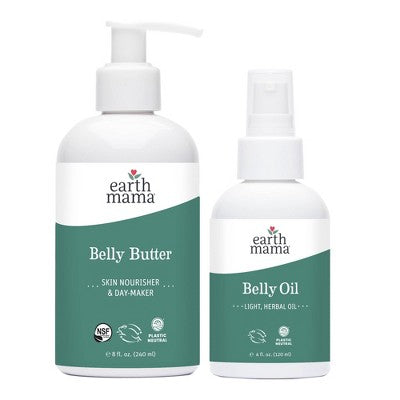 Earth Mama Belly Bundle Pregnancy Skincare Kit - 2ct