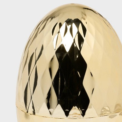 10" Easter Plastic Fillable Eggs Gold - Spritz