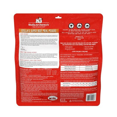 Stella & Chewy's Stella's Super Beef Flavor Mixers Dry Dog Food - 18oz (LOCAL PICKUP ONLY)