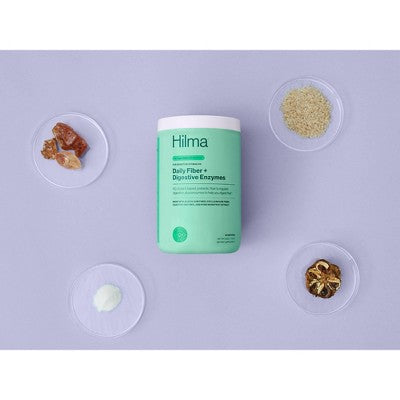 Hilma Daily Fiber + Digestive Enzymes Powder - 7.94oz