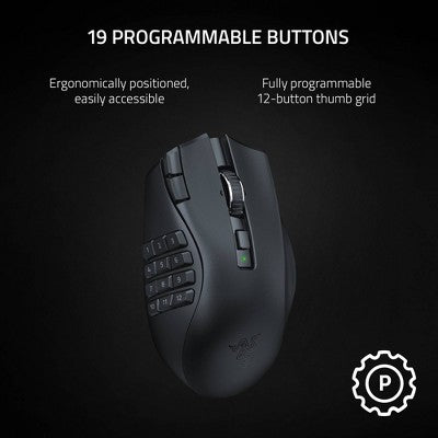 Razer Naga V2 HyperSpeed Wireless MMO Gaming Mouse