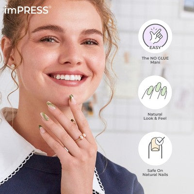 imPRESS Press-On Manicure Fake Nails - Obsessed - 33ct