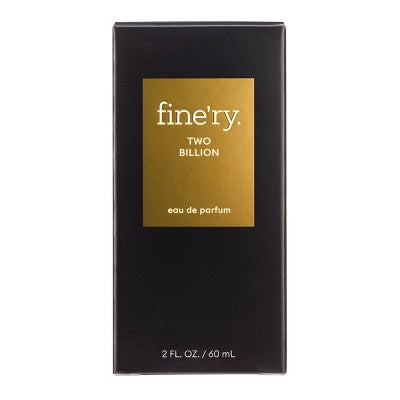 fine'ry. Men's Eau De Cologne - Two Billion - 2 fl oz: Paraben-Free, Phthalate-Free, Vegan, Spicy Scent