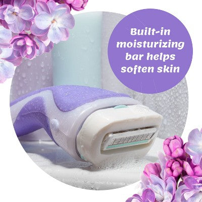 Intuition Women's 4 Blades Reusable Captivating Razor Kit - 3ct