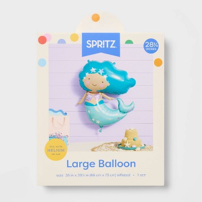Large Mermaid Foil Balloon- Spritz