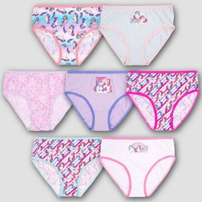 Girls' My Little Pony 7pk Cotton Briefs - 4
