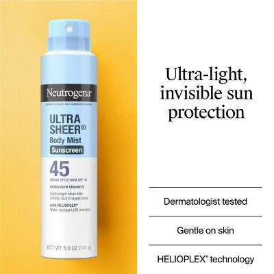Neutrogena Ultra Sheer Spray - Twin Pack - SPF 45