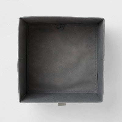 11" 4pk Fabric Bin Gray - Brightroom
