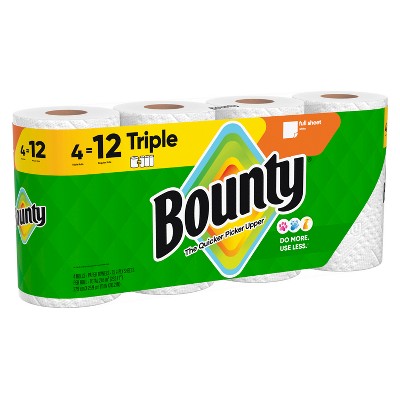 Bounty Full Sheet Paper Towels - 4 Triple Rolls (LOCAL PICKUP ONLY)
