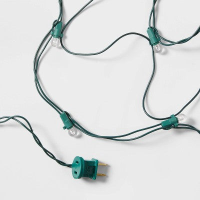 90ct LED Smooth Sphere Christmas Net Lights Warm White with Green Wire - Wondershop