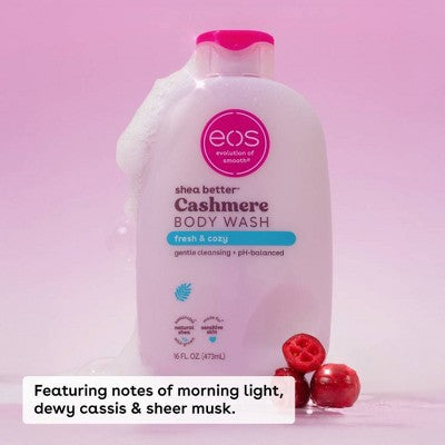 eos Shea Better Cashmere Body Wash - Fresh & Cozy - 16 fl oz