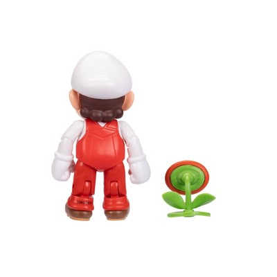 Nintendo Super Mario Fire Mario with Fire Flower Action Figure