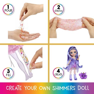 Rainbow High Rainbow Shimmers with Slime - Violet, Purple 11" Create a Rainbow