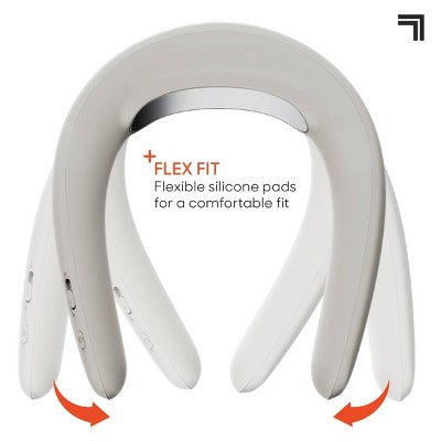 Sharper Image Cordless Cool and Heat Neckwear Device White