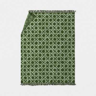 80"x60" Outdoor Beach Blanket - Threshold Green