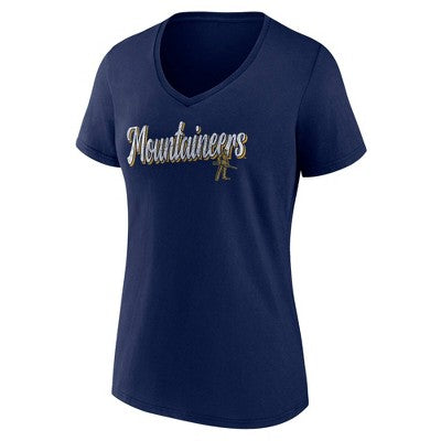 NCAA West Virginia Mountaineers Women's V-Neck T-Shirt - M