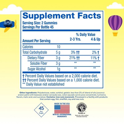 L'il Critters Fiber Gummies - Fruit Flavors - 90ct