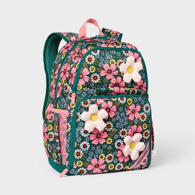 Kids' 17'' Classic Backpack - Cat & Jack Flowers