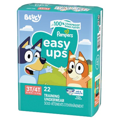 Pampers Easy Ups Bluey Training Underwear - Size 3T-4T - 22ct