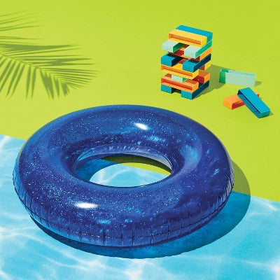 36'' Glitter Tube Novelty Float - Sun Squad Blue