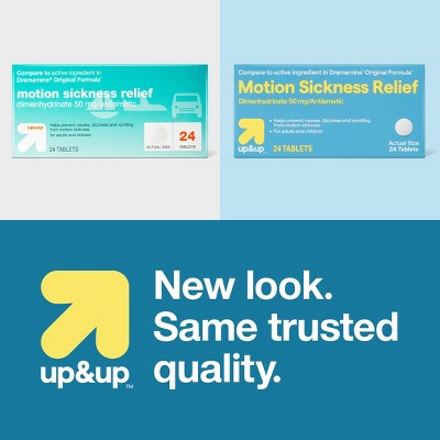 Motion Sickness Relief Tablets - 24ct - up&up