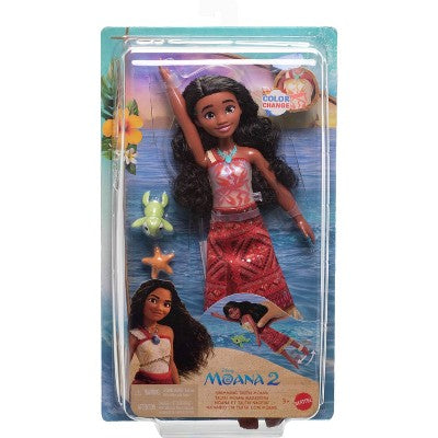 Disney Moana 2 Toys, Swimming Tautai Moana Fashion Doll