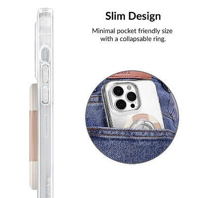 VELVET CAVIAR MagSafe Grip Ring - Nude Vibe Checker