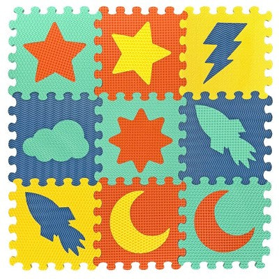 FunPlay 9pc Play Mat Orange