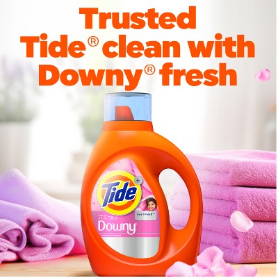 Tide + Downy April Fresh HE Concentrated Liquid Laundry Detergent 83 Loads - 117 fl oz