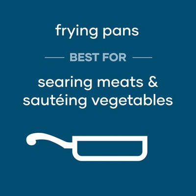 Farberware Reliance 2pc Stainless Steel Skillets: Dishwasher-Safe, Phenolic Handle, Induction Compatible