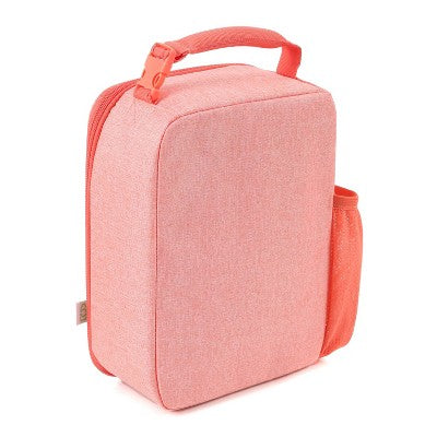 Fulton Bag Co. Upright Lunch Bag - Coral Crush: Polyester Zippered Sacks for All Ages