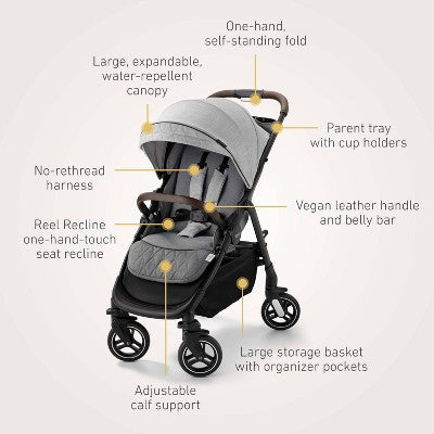 Graco Premier Merge Travel System with SnugRide SnugFit 35 LX Infant Car Seat - Midtown (LOCAL PICKUP ONLY)