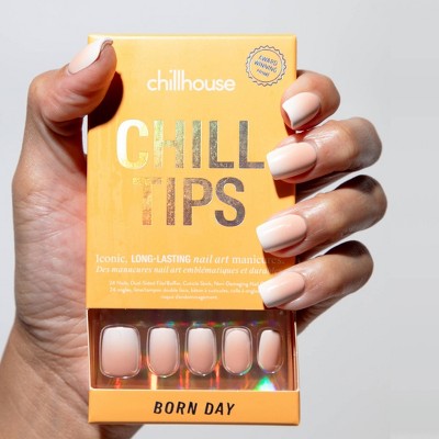 Chillhouse Fake Nails - Born day - Square - 24ct