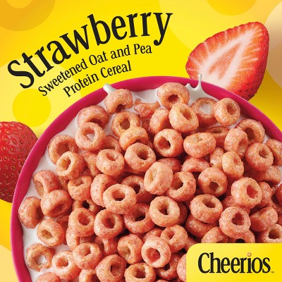 Cheerios Protein Gluten Free Strawberry Breakfast Cereal - 15oz