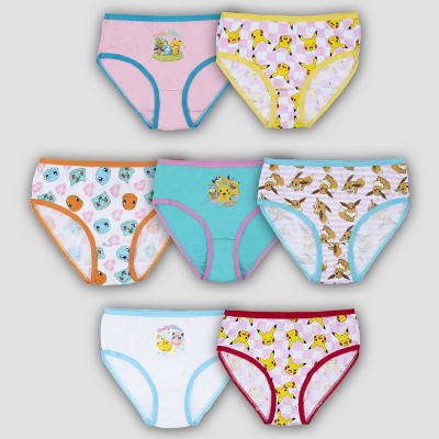 Girls' Pokemon 7pk Underwear - 6