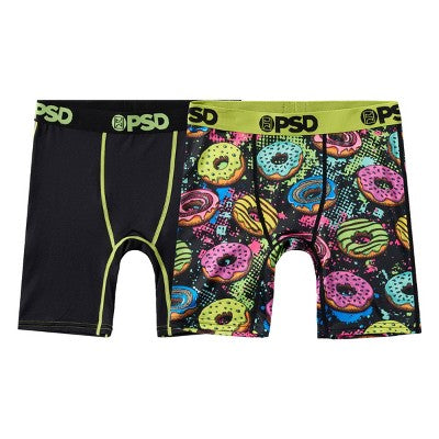 PSD Boys' 2pk Donut Worry Printed Boxer Briefs - XL