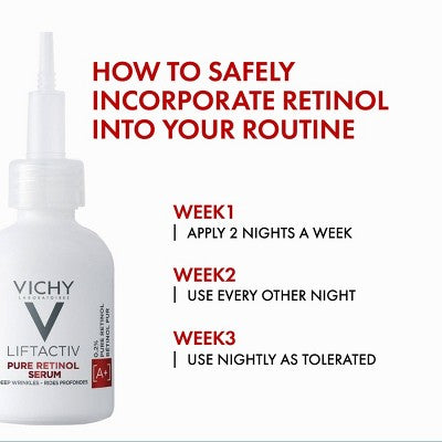 Vichy Liftactiv Retinol for Deep Wrinkles Face Serum - 1.01 fl oz