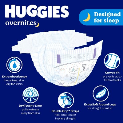 Huggies Overnites Diapers Jumbo Pack - Size 6 - 15ct