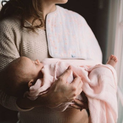 Little Unicorn Deluxe Muslin Swaddle Blanket - Blush Peony - 2pk