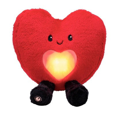 Magic Years Musical Light Up Plush Crib Toy - Heart - Valentine's Day