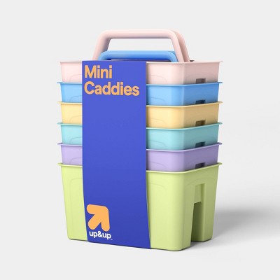 6pk Mini caddy Pastels - up&up