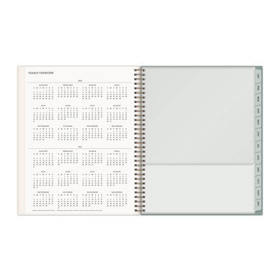 Morris & Co. 8.5"x11" by Blue Sky 2026 Weekly/Monthly Wirebound Planner Printed Strawberry Thief