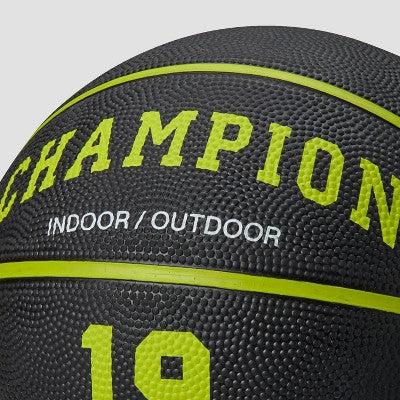 Champion Downtown Basketball 27.5" - Black/Yellow
