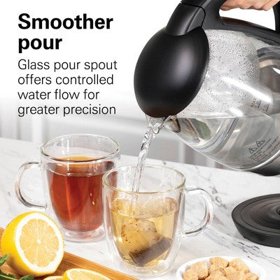 Hamilton Beach 1.2L Glass Kettle