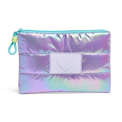 TwelveNYC Tween Handbag Organizer Puffy Pouch - Purple